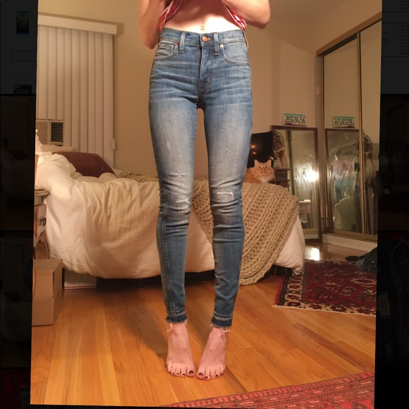 NEW Madewell 9” High Rise Skinny Jeans - Picture 4 of 6